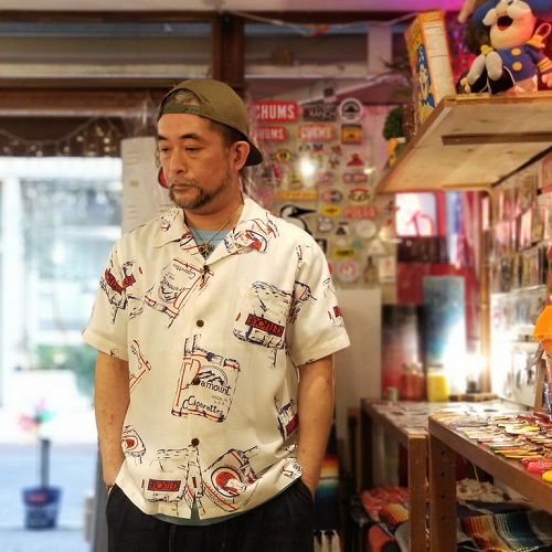 広島のアメリカン雑貨屋 ユニークなアロハシャツ！シガレット
