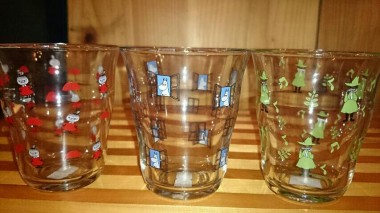 広島 ムーミンガラスピッチャー＆グラス 雑貨４