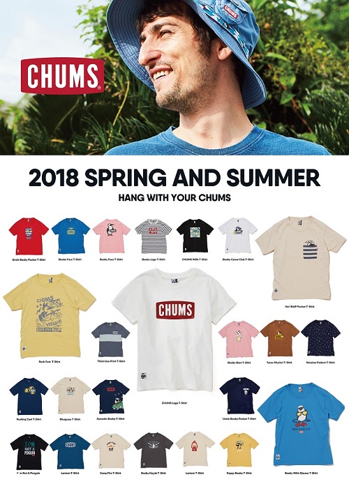 CHUMS チャムスのTシャツ第2弾！！Tシャツのリリースラッシュです！ 今週3月29日(木)頃に入荷します！！
