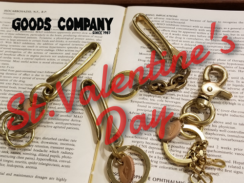広島のアメリカン雑貨屋 2月14日バレンタインデー。男性に人気の真鍮キーホルダーがおすすめです！