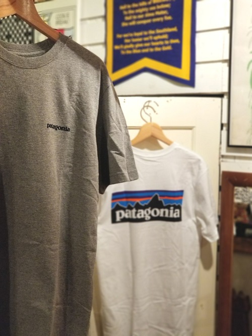 PATAGONIA パタゴニアのバックプリントがGOODなロゴTシャツ。環境にも配慮したエコなTシャツです！