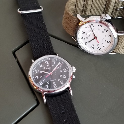 TIMEX タイメックスのミリタリーの系譜を受け継ぐモデル｢ウィークエンダー セントラルパーク｣文字盤全面発光機能｢インディグロナイトライト｣ももちろん搭載！