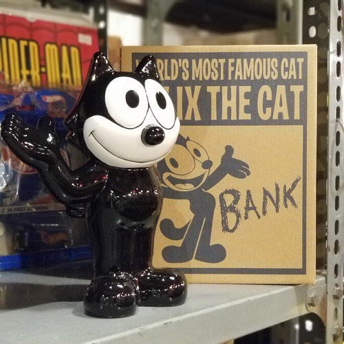 広島のアメリカン雑貨屋 フェリックスのセラミックバンク 世界一有名な猫です！