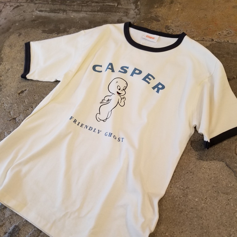 広島のアメリカン雑貨屋 懐かしいCASPER キャスパーのリンガーTシャツ！アメキャラ好きの方にぜひ！！