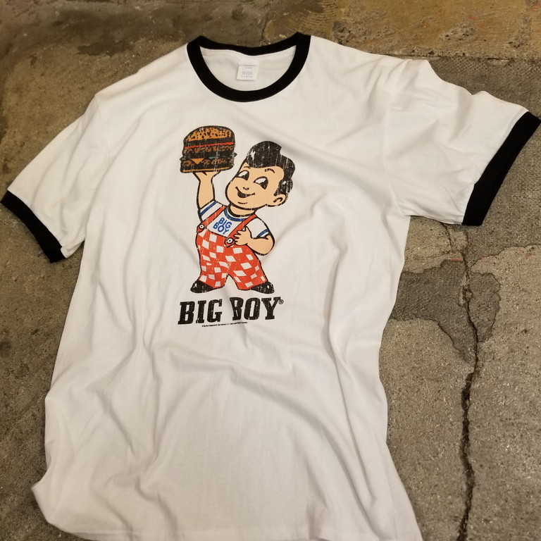 広島のアメリカン雑貨屋 7月20日今日はハンバーガーの日！ってことでビッグボーイのリンガーTシャツです！！