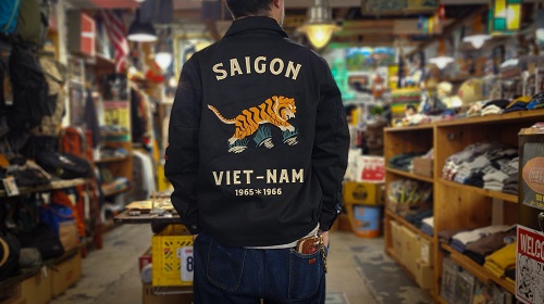 広島のアメリカン雑貨屋 ヒューストンのベトナムジャケット入荷。贅沢な刺繍がGOOD！