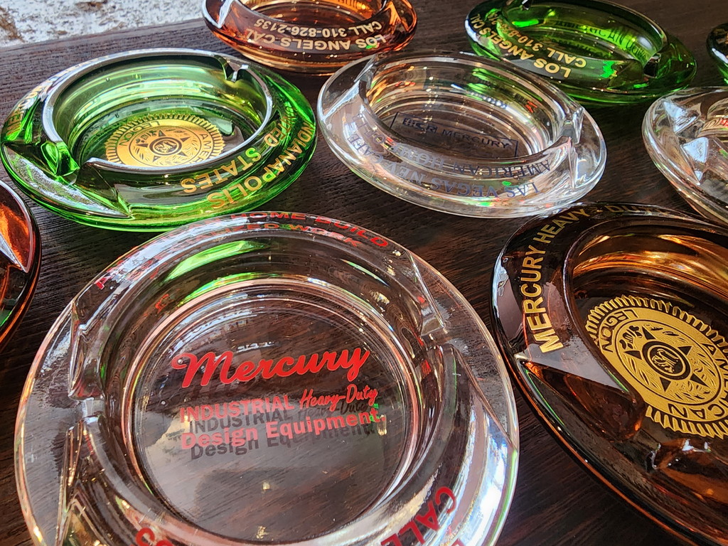 広島のアメリカン雑貨屋 アメリカン雑貨ブランド「マーキュリー」から昔懐かしいホテル灰皿をイメージしたガラス灰皿が入荷しました！