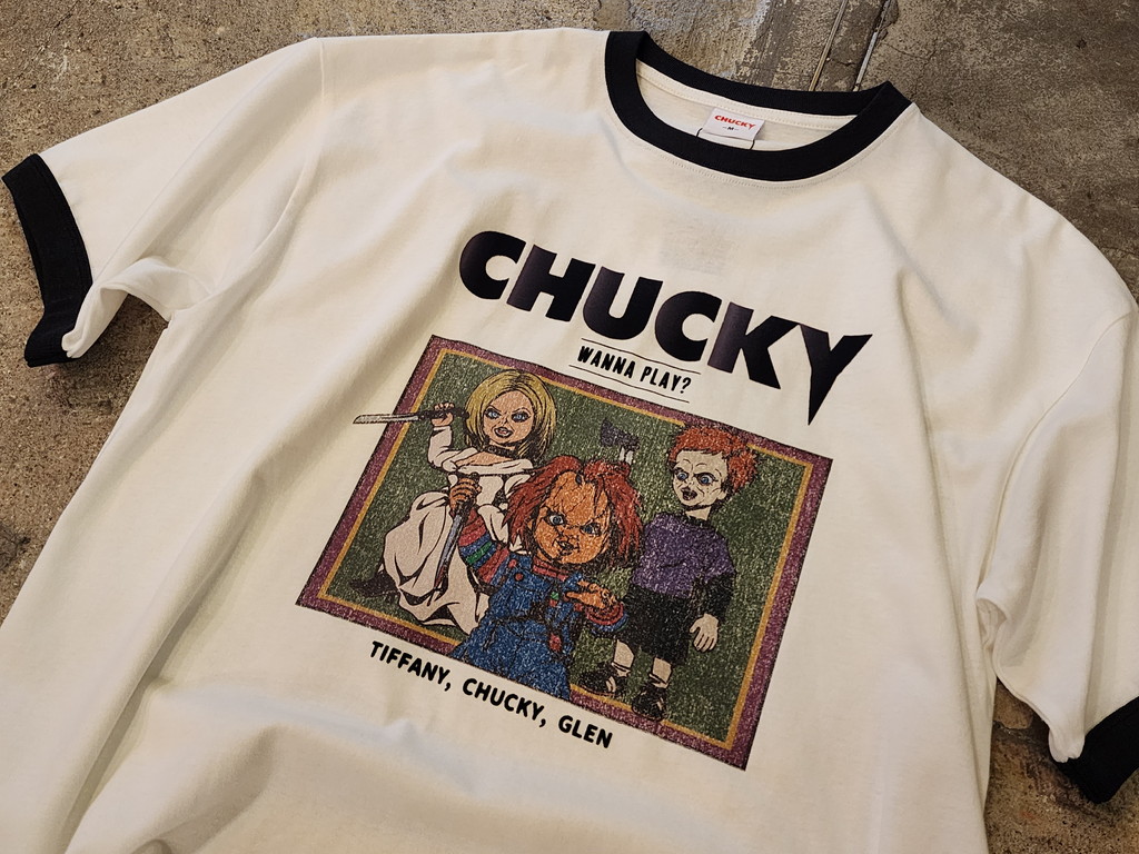 広島のアメリカン雑貨屋 チャッキー一家のリンガーTシャツが入荷しました！