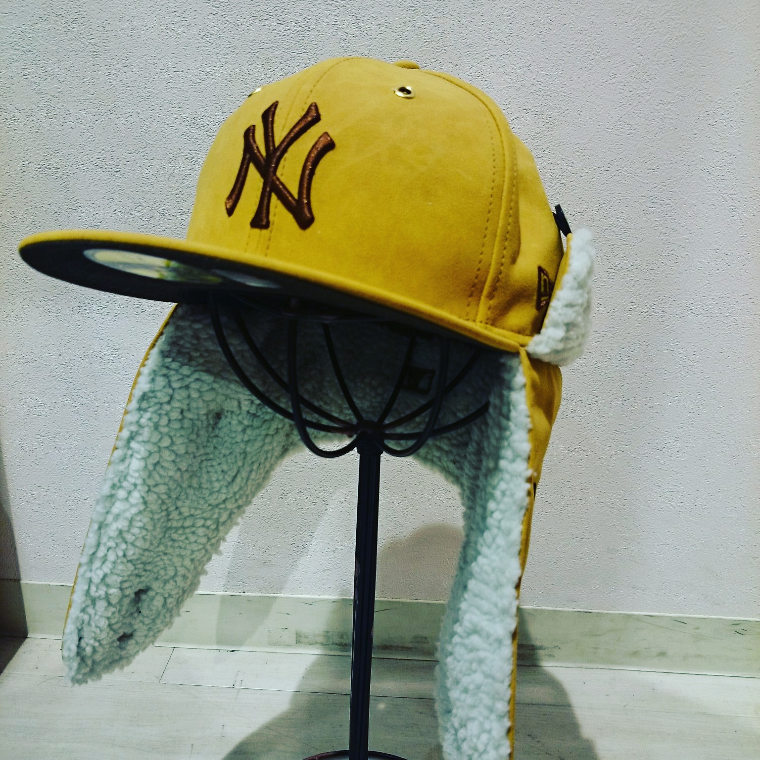 59FIFTY Trapper Synthetic Nubuck ニューヨーク・ヤンキース　イエローヌバック × ブラウン