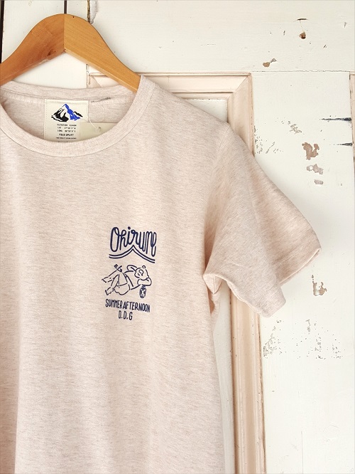 今日のdevadurga POP-UP STORE 暑い夏の午後は、のんびり… ｢Ohirune TEE｣