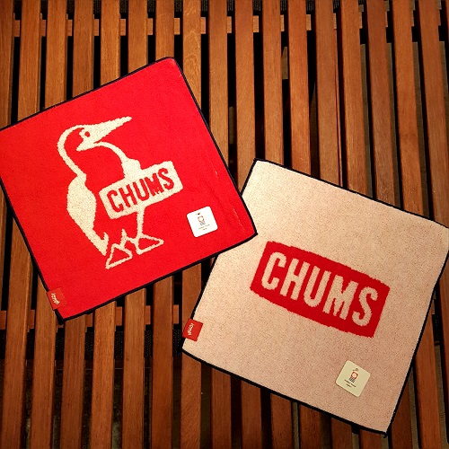 CHUMS チャムスのロゴ ハンドタオル！ これからの季節に役立つ、肌触りの良いmade in 今治です！！