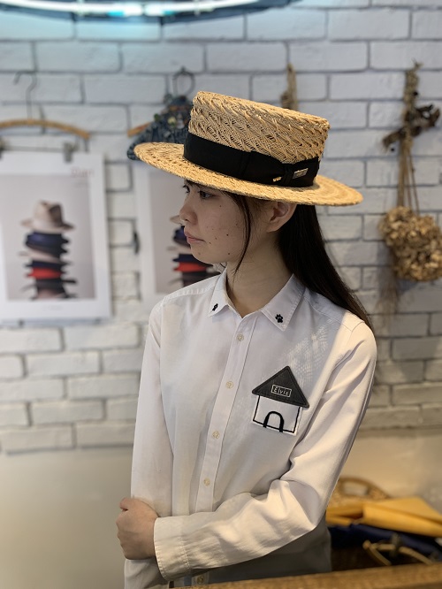 8月10日ハットの日はスタッフ全員帽子を被ります！広島の帽子のセレクトショップシャッポ袋町店のスタッフです！