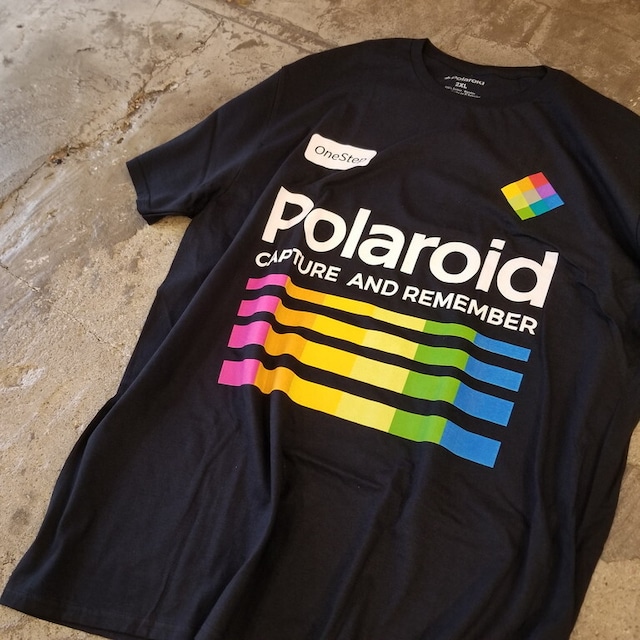 広島のアメリカン雑貨屋 ポラロイドのオフィシャルTシャツ！お馴染みのスペクトラムロゴがGOOD！！