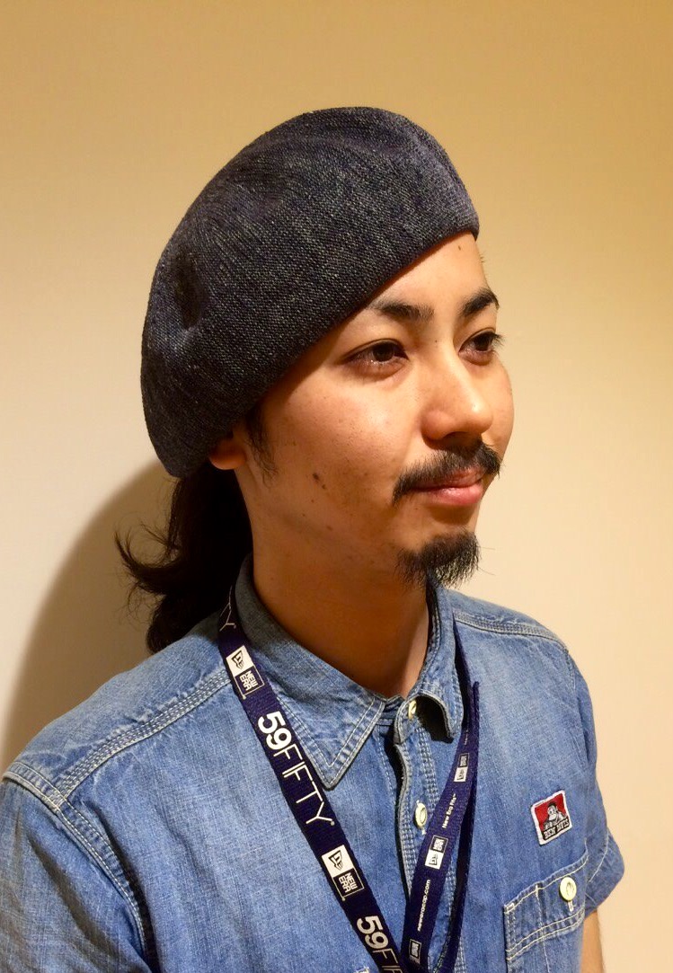 made in Japanの素晴らしいベレー帽のご紹介！麻の質感が最高です。